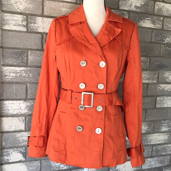 GUESS Trench Coat size L NWT - Picture 1 of 12